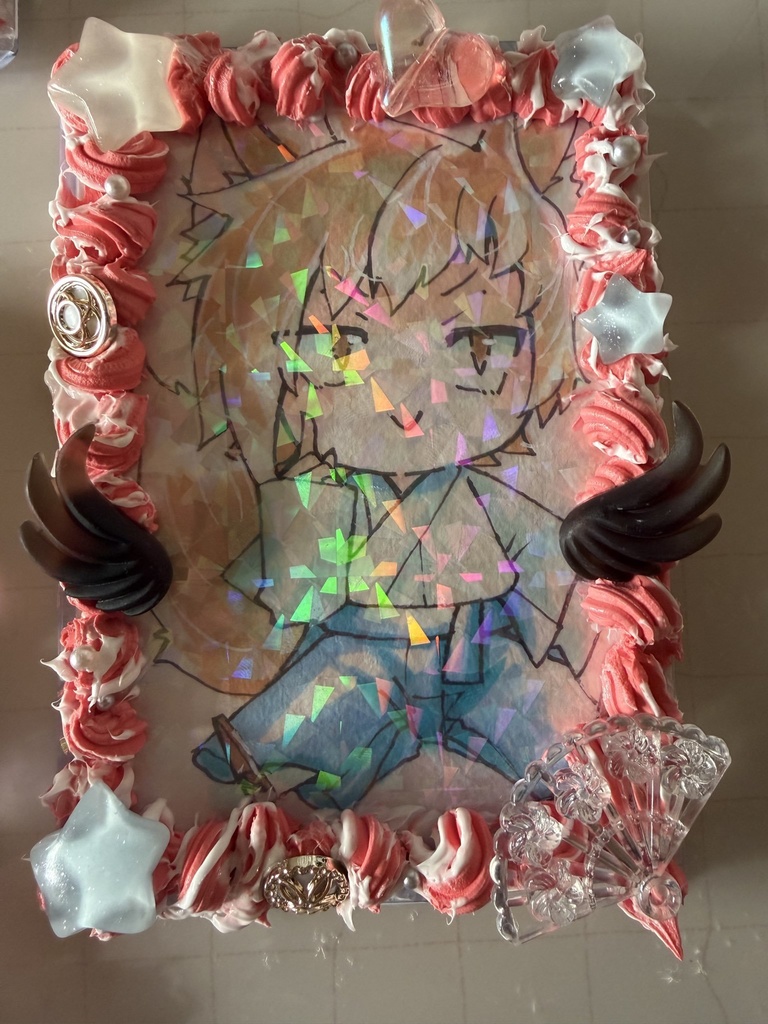 ホイップ額 きつねたち