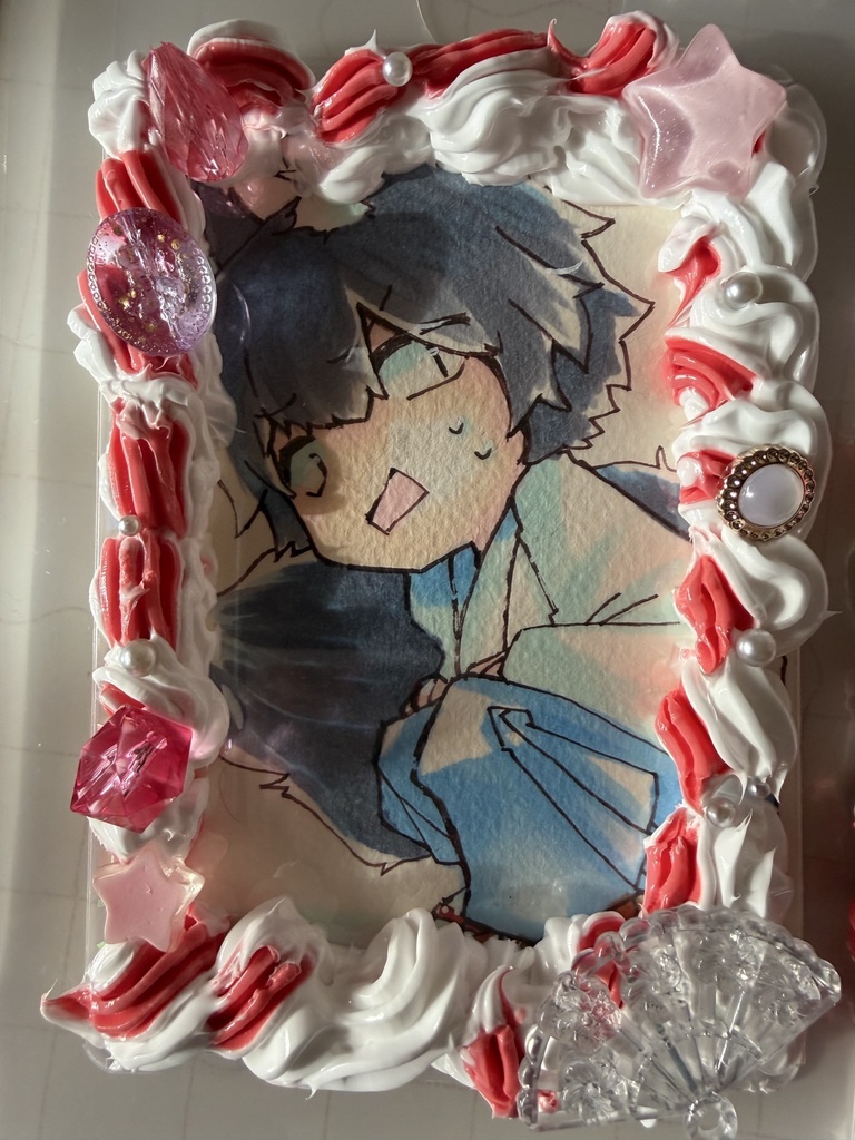 ホイップ額 きつねたち