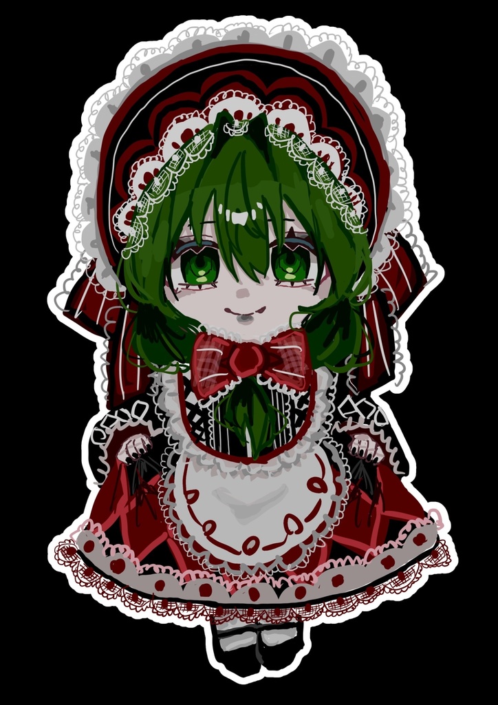 ゴスロリ雛ちゃんアクキー