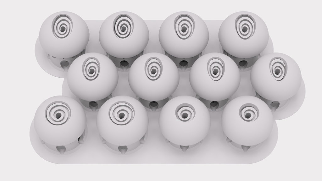 義眼製作部材『baeomyces』