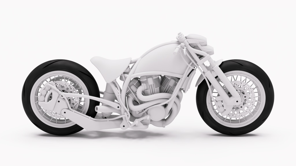 1/12スケール オリジナルバイクキット TW3-1200