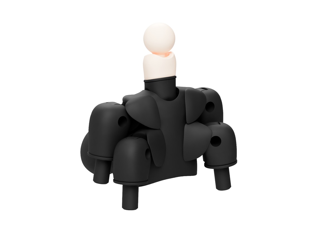 複腕胸郭部材『Microlobius』