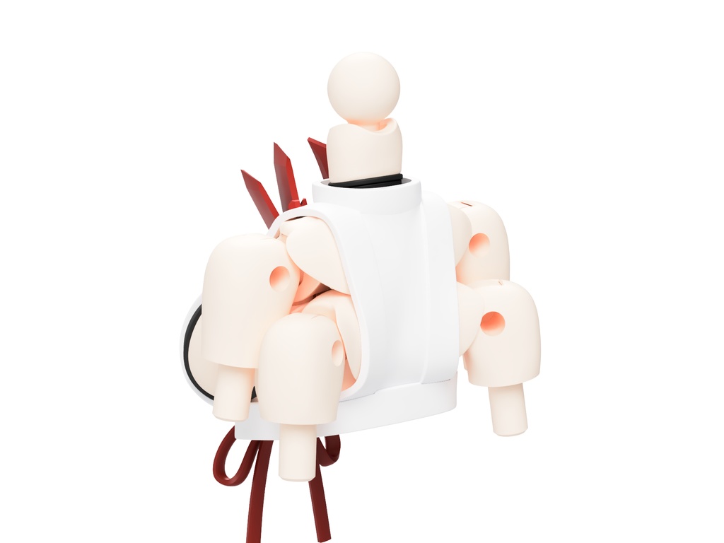 複腕胸郭部材『Microlobius』