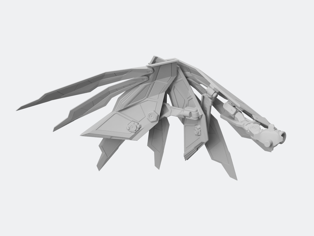 ウイングスカートセット メガミデバイスBlock 1.5L素体向け