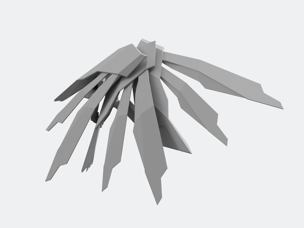 ウイングスカートセット メガミデバイスBlock 1.5L素体向け