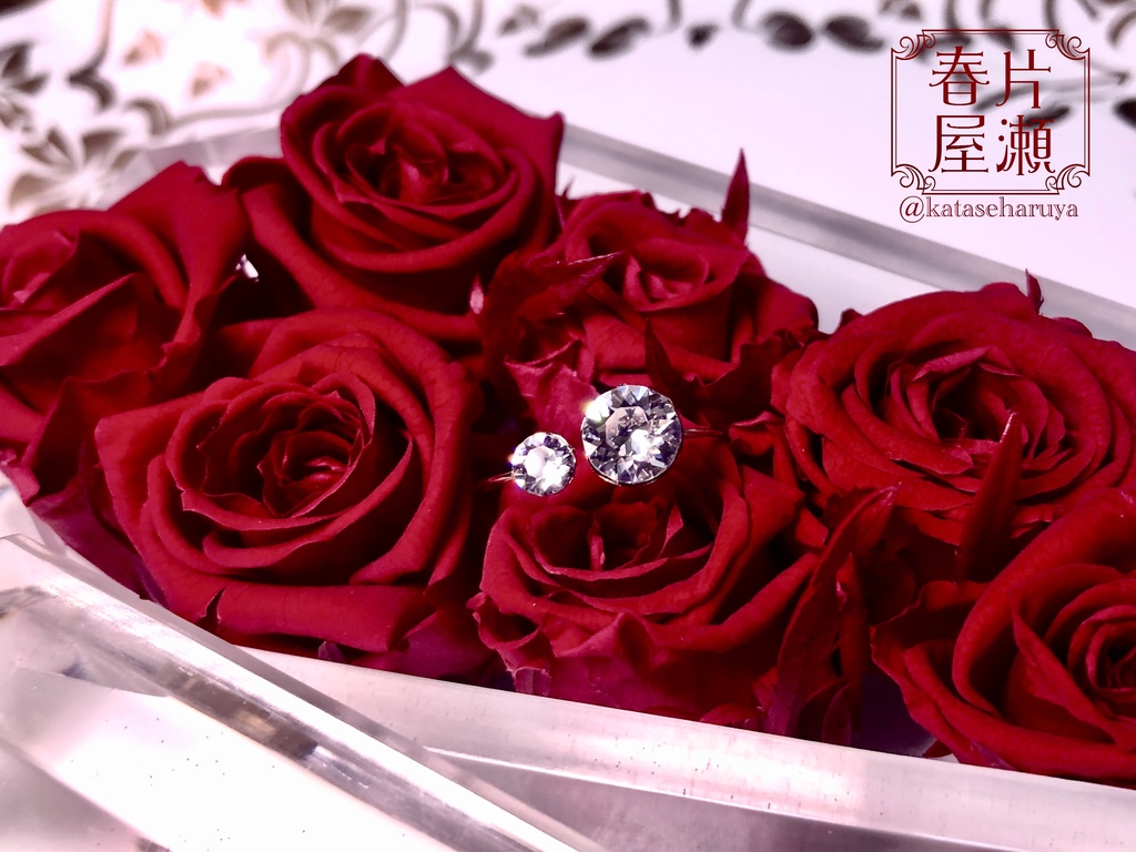 大粒スワロフスキーリング