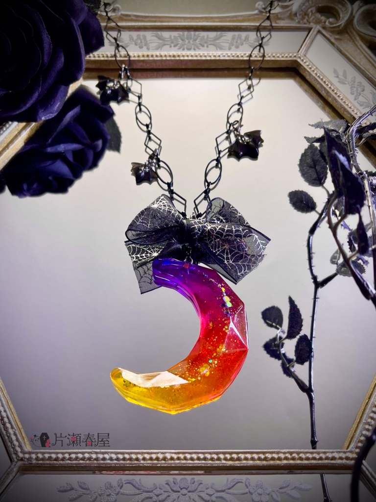 🦇Halloween🌙【夜空宝石】ネックレス