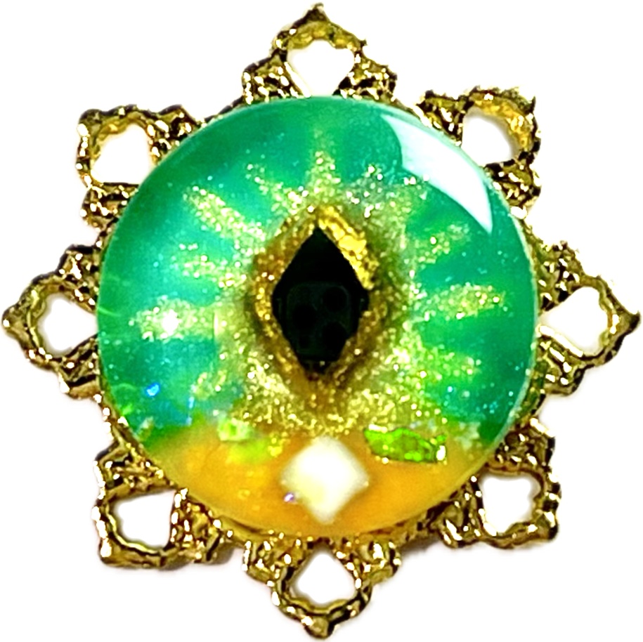 【推しの目】ストラップ付きチャーム