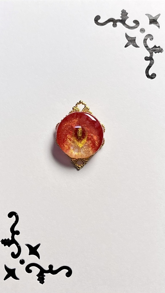 【推しの目】ストラップ付きチャーム