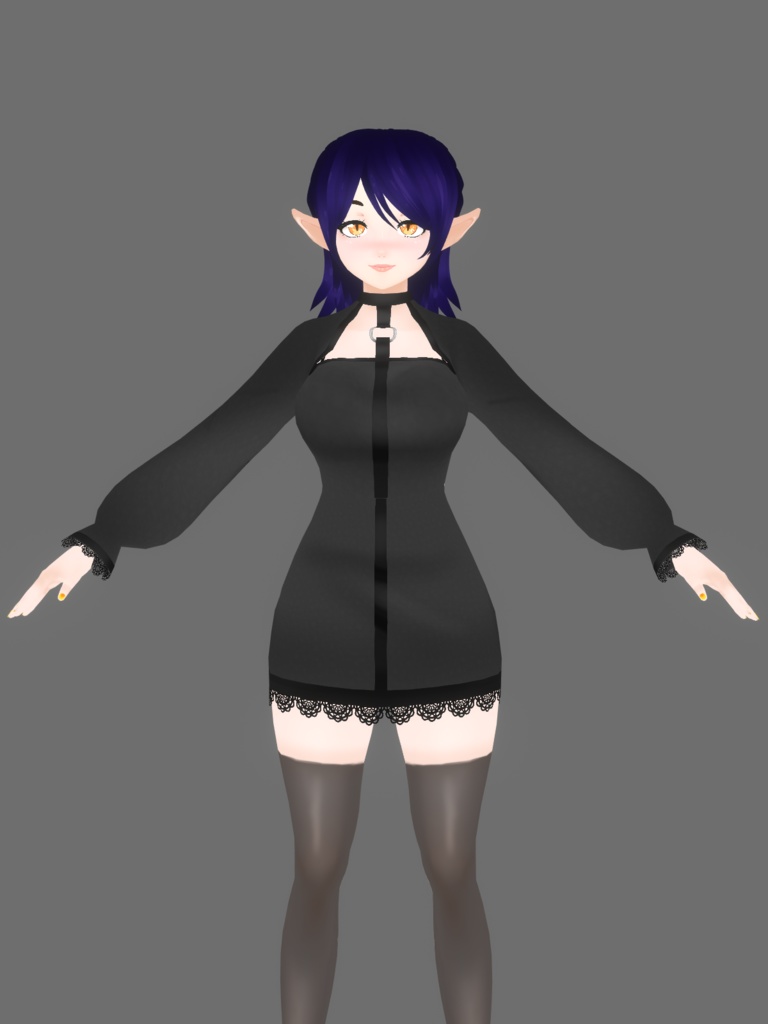 VRoid -- Gothic Dress