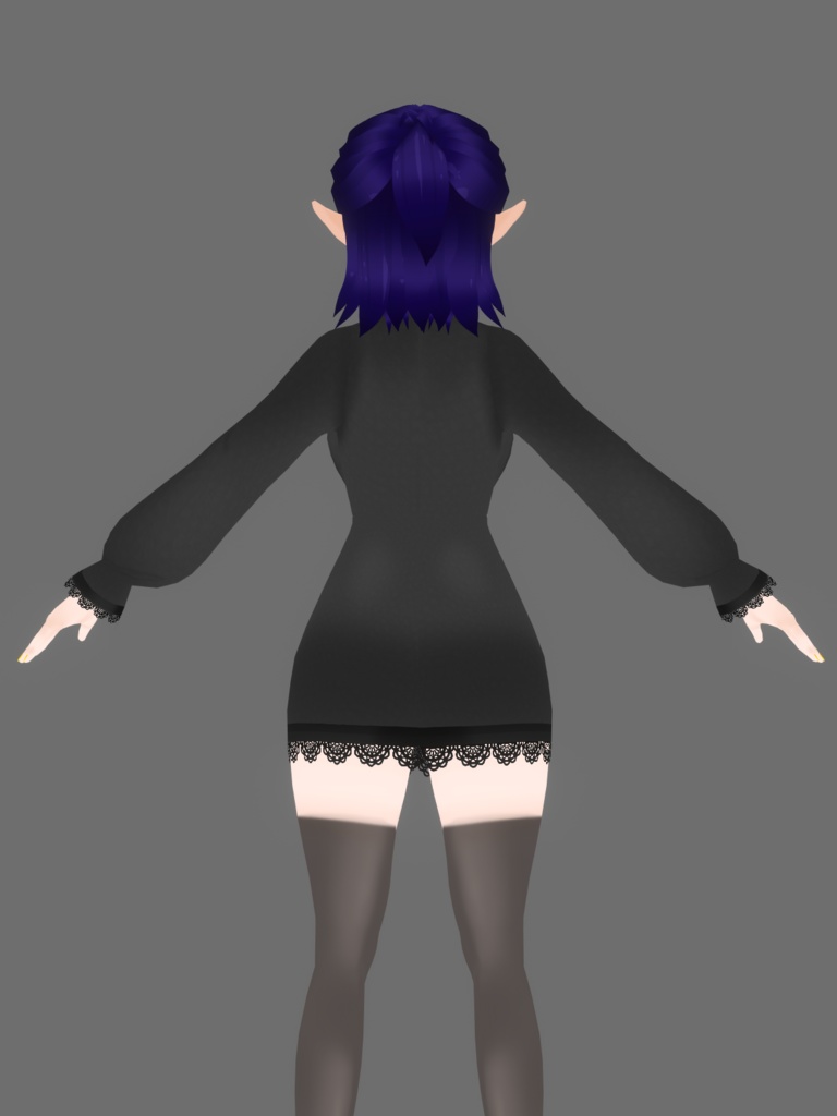 VRoid -- Gothic Dress