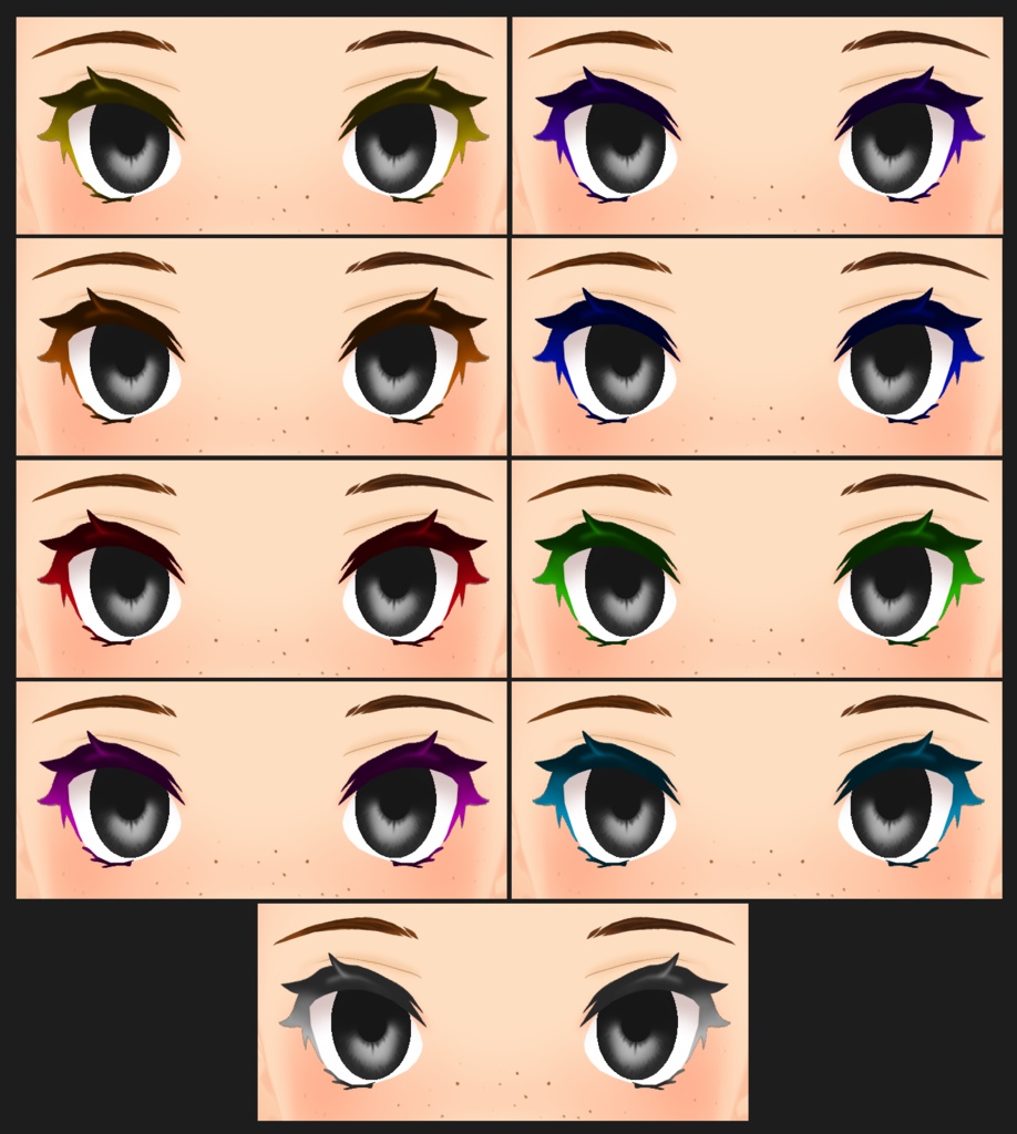 VRoid BETA -- Eyeline Textures -- FREE
