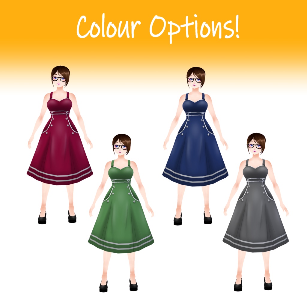 VRoid -- Nautical Dress