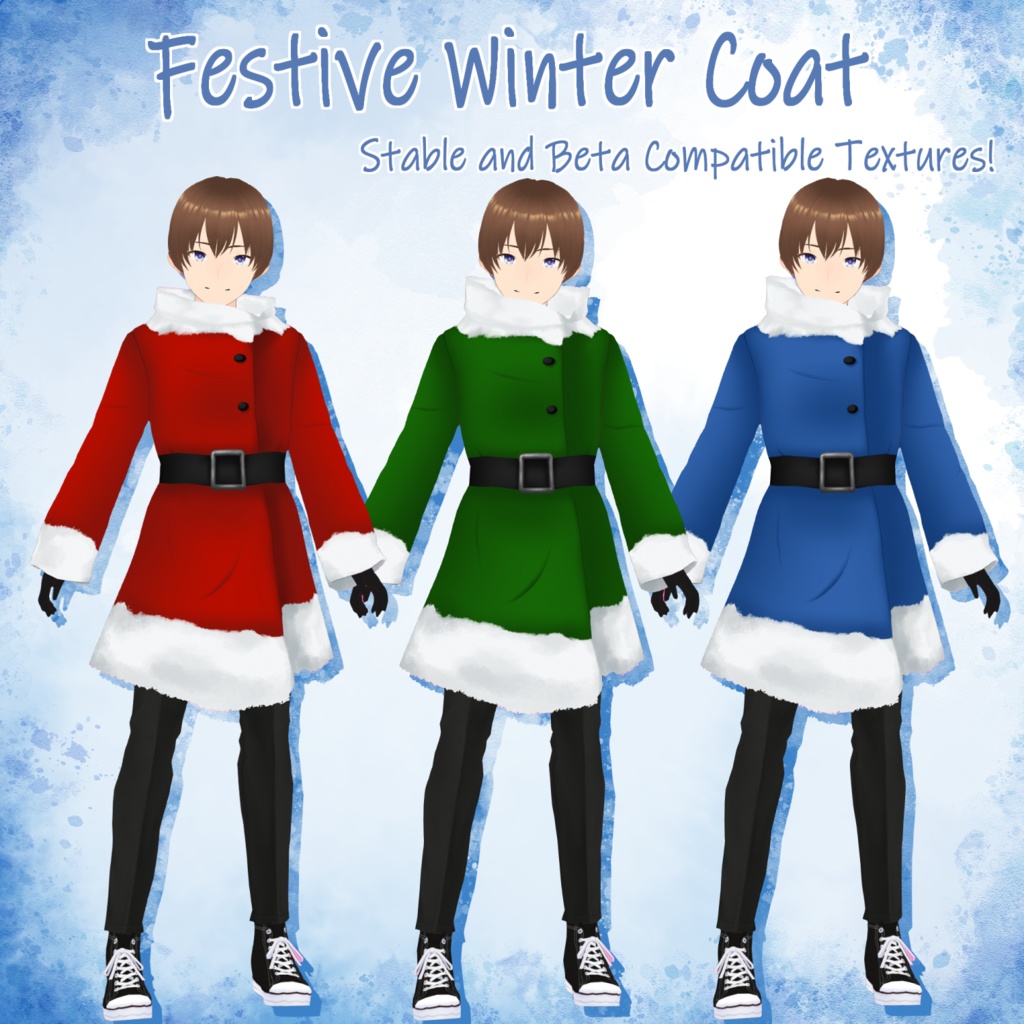 VRoid STABLE & BETA -- Festive Winter Coat