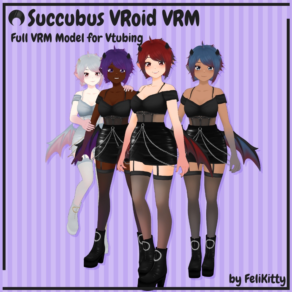 VRoid VRM -- Succubus Model -- サキュバスモデル