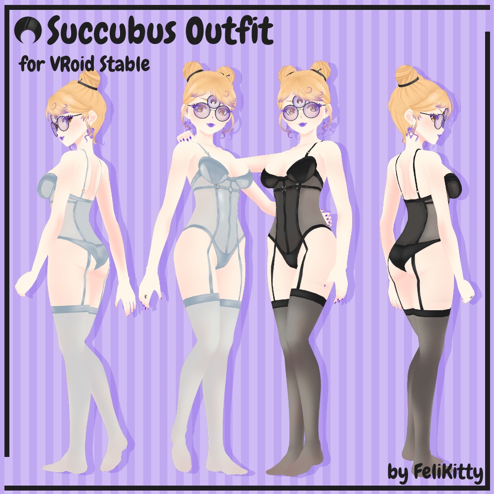 VRoid Stable -- Succubus Outfit -- サキュバス衣装