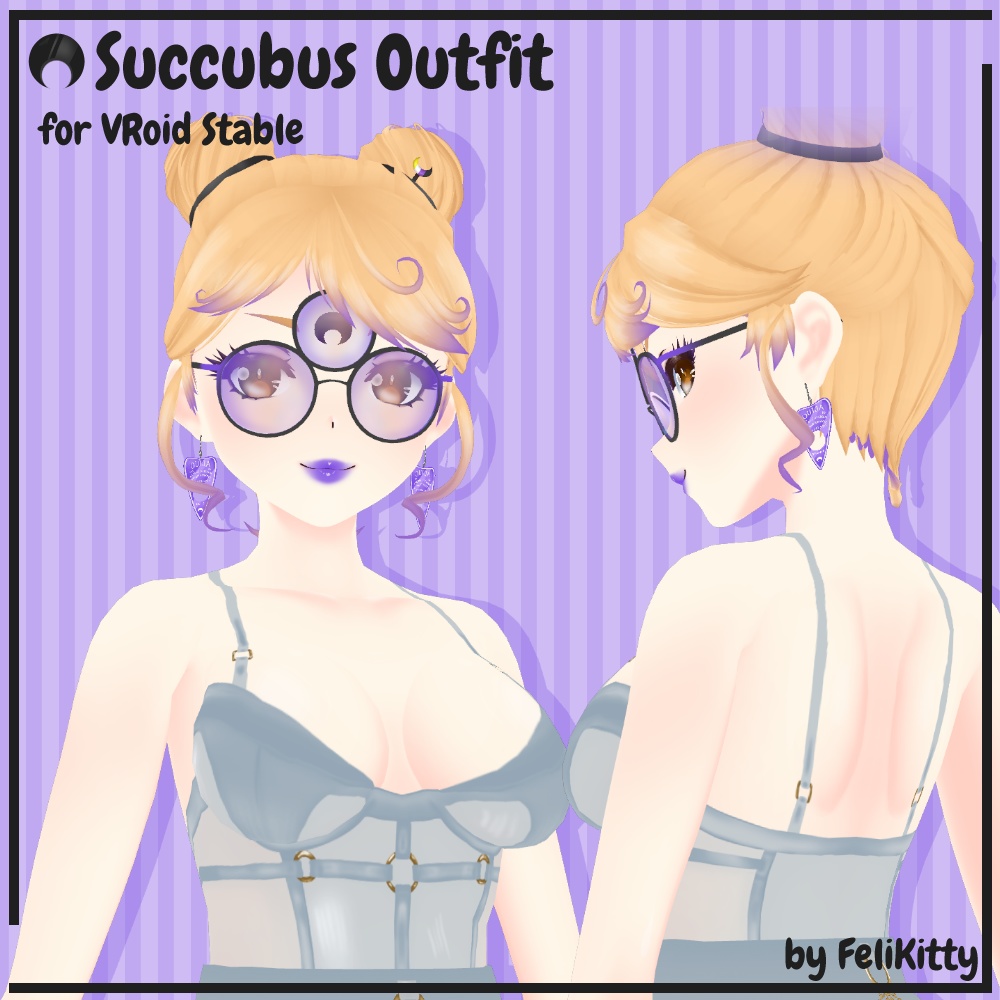 VRoid Stable -- Succubus Outfit -- サキュバス衣装