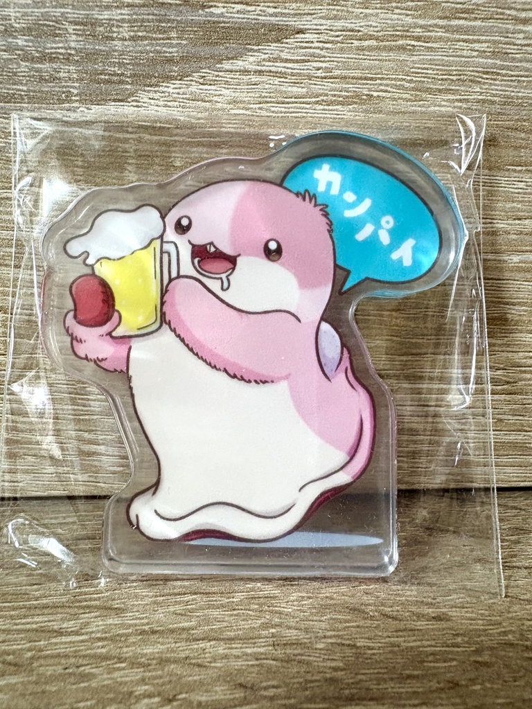 マアアさんとカンパイ！アクリルブロック（片面印刷）