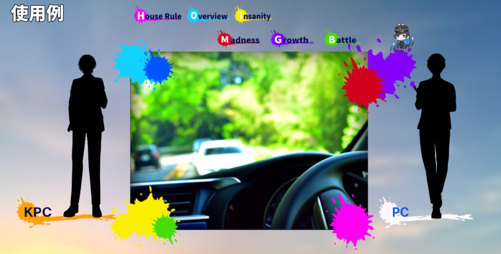 【231種】『グラフティ』TRPGセッション用素材