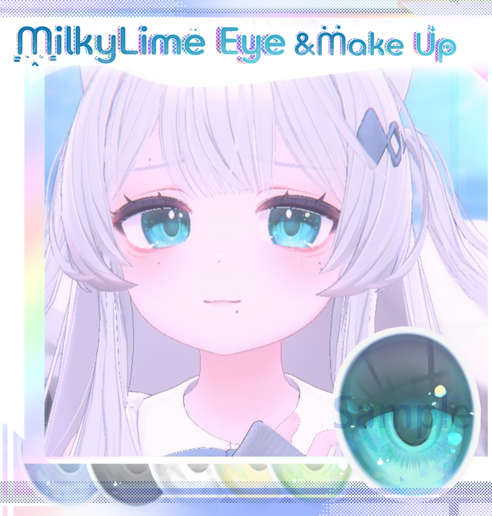 ::【N_op】ライム- LIME Eye + Make UP! Texture ::