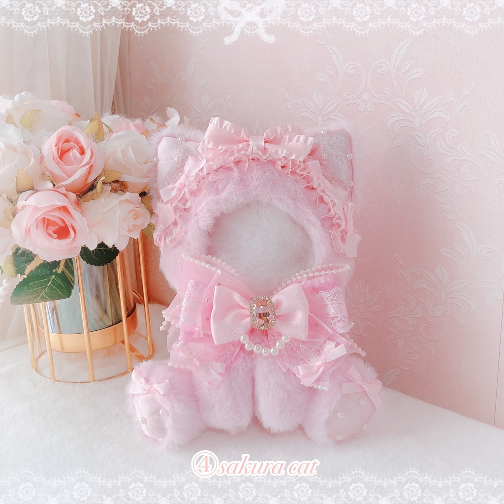 16cm🤍 Pink Collection🤍ぬいぐるみの着ぐるみ