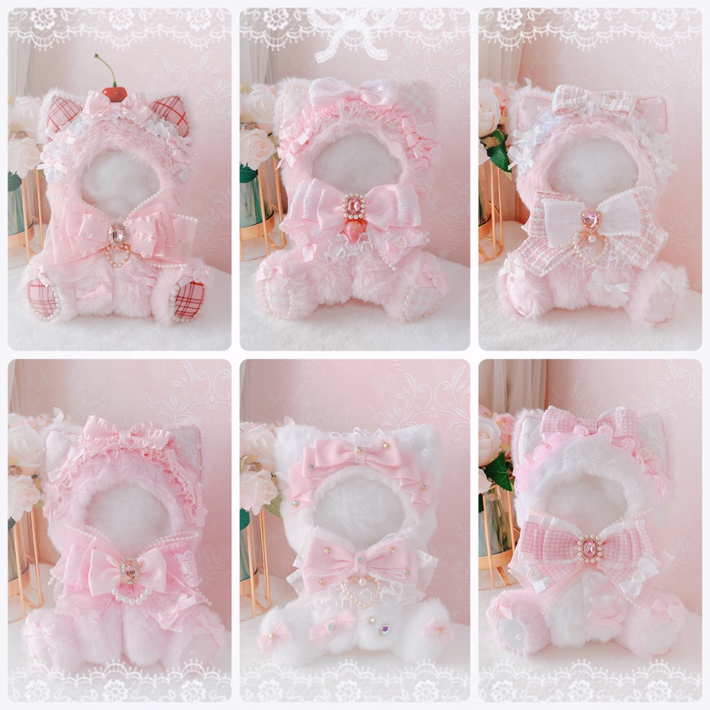 16cm🤍 Pink Collection🤍ぬいぐるみの着ぐるみ