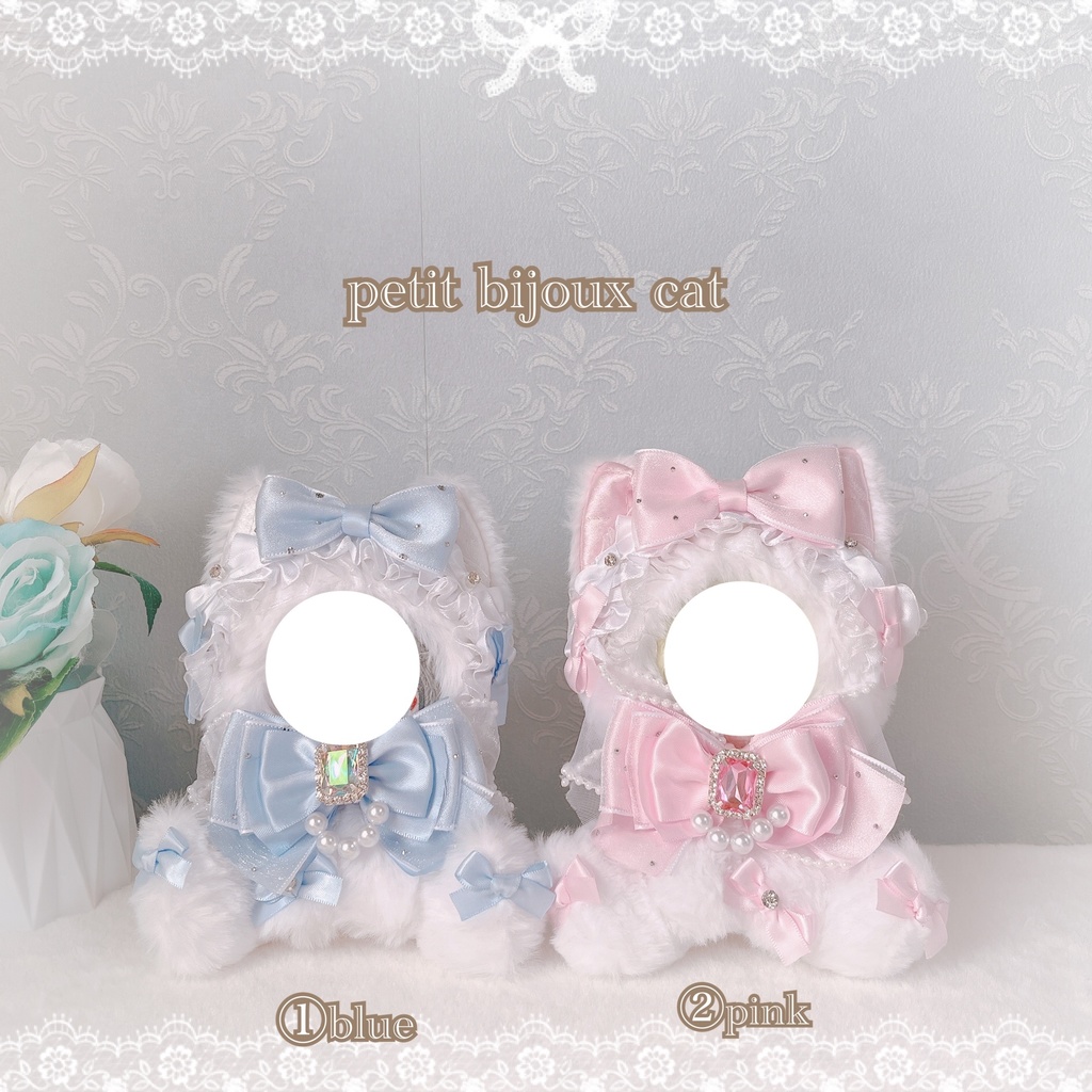 13cm🤍petit bijoux cat🤍ぬいぐるみ服