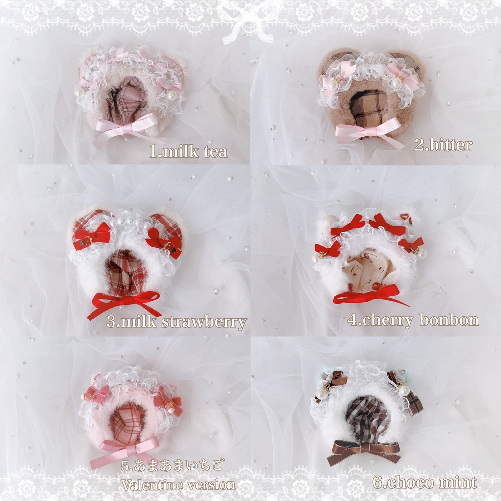 【10cm】Valentine collection bonnet