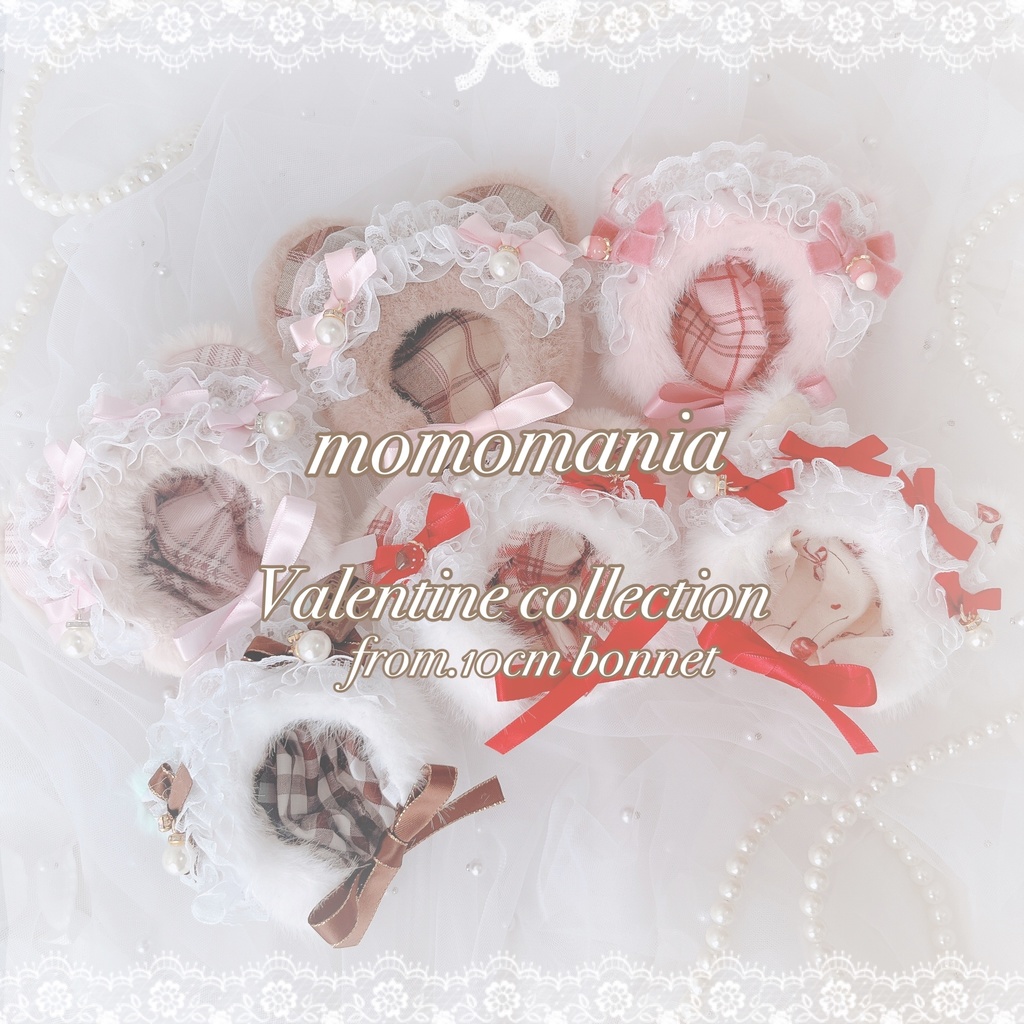 【10cm】Valentine collection bonnet