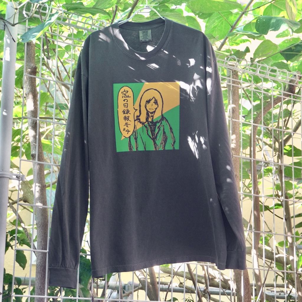 ロングTシャツ「窓の日録報告#4」