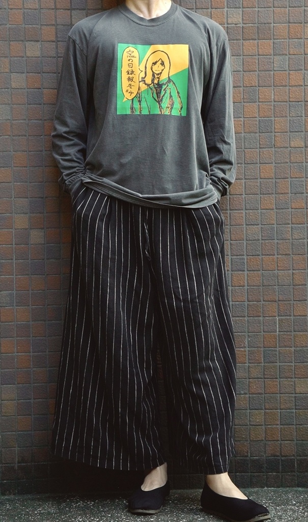 ロングTシャツ「窓の日録報告#4」