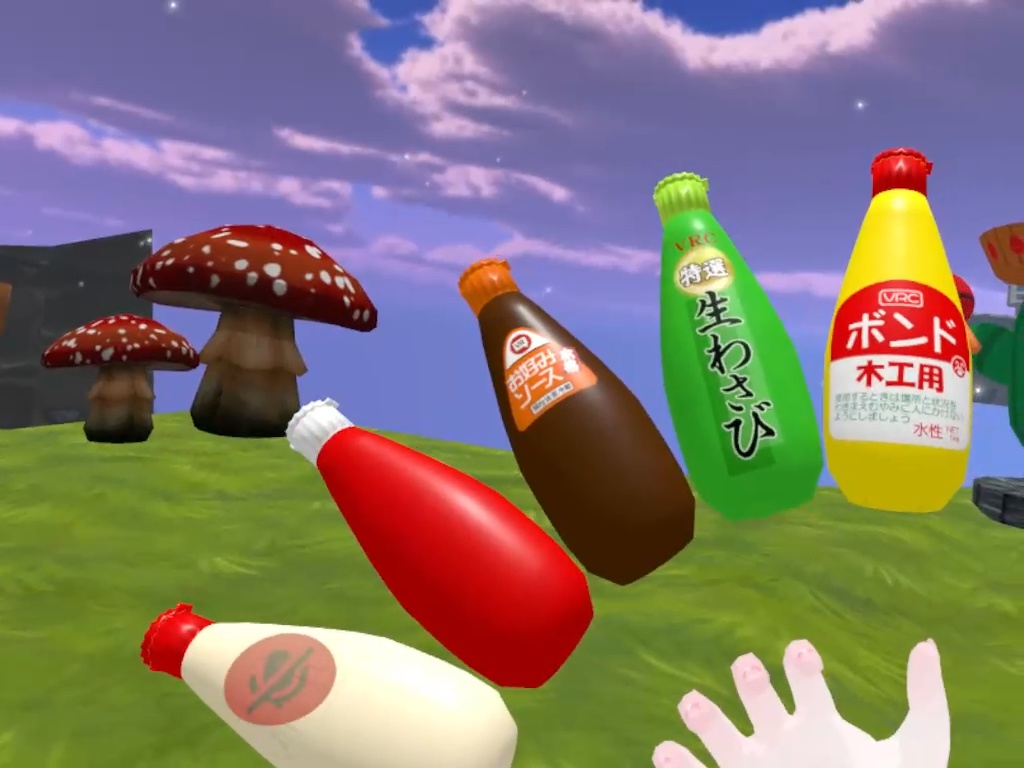 3Dモデル「マヨネーズ」用追加テクスチャ 調味料セット