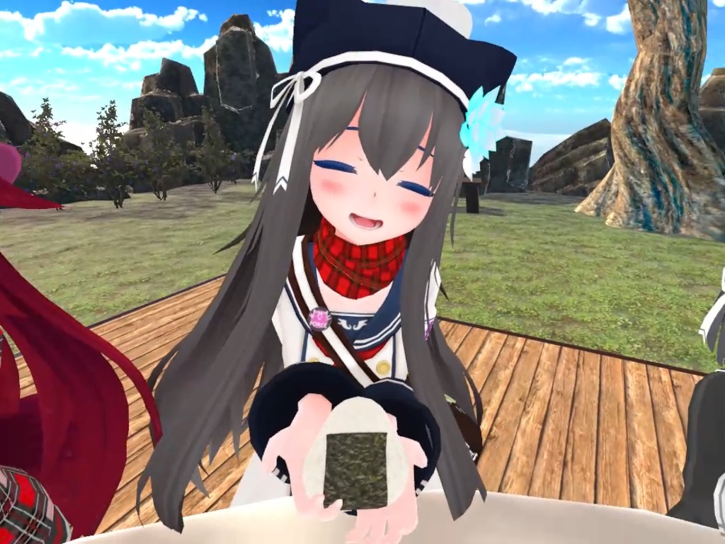 3Dモデル「おにぎり」+おにぎり配布システム