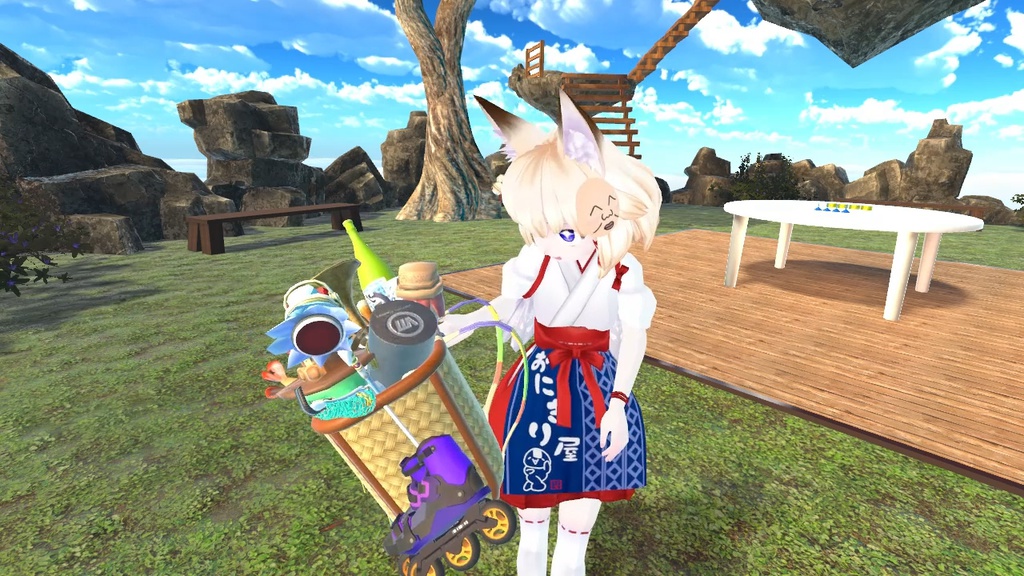 3Dモデル「背負いかご」