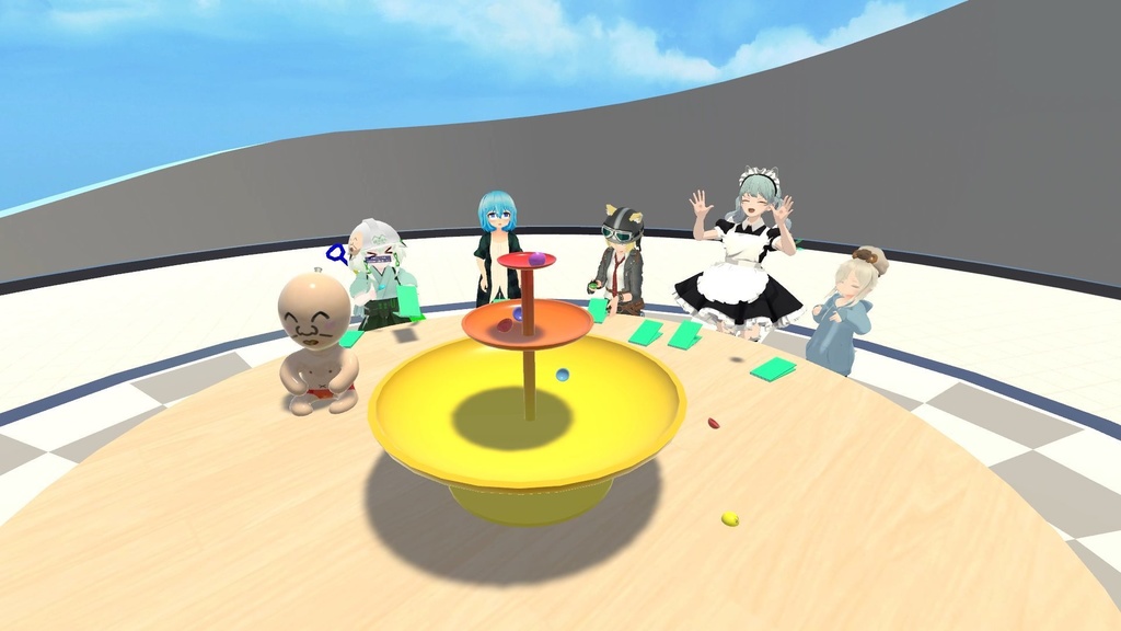 VRChat Udon用ギミック「ポッピンアイ」