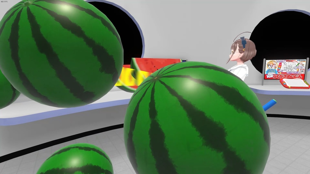 3Dモデル「ミニライトとジャンボライト」+ VRChat Udon用ギミック