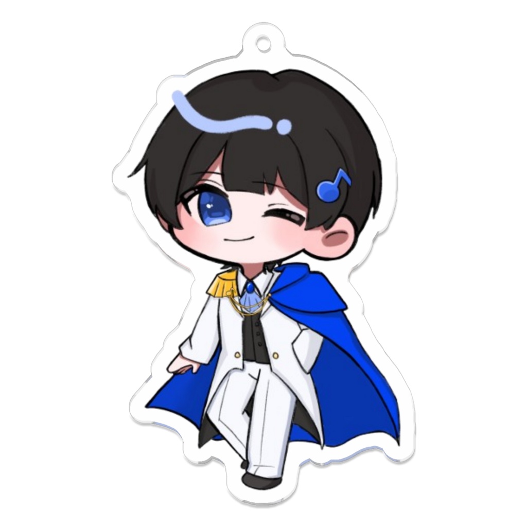 優音♪活動５周年記念アクリルキーホルダー