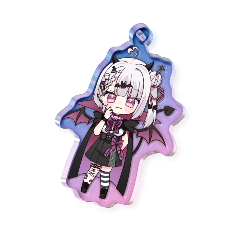 【2周年記念グッズ】アクリルキーホルダー(オーロラ加工)