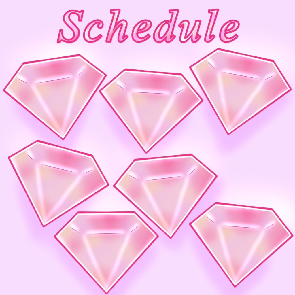 【フリー素材】1週間スケジュール表