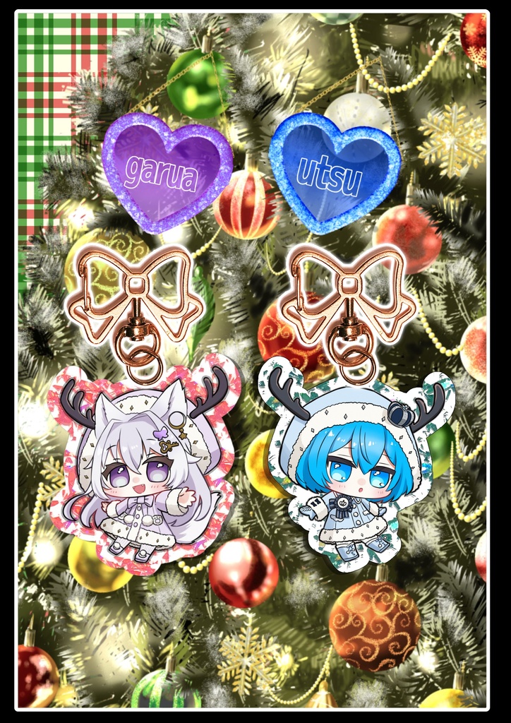 クリスマスペアアクキー（聖巫がるあ／憂逝欝）