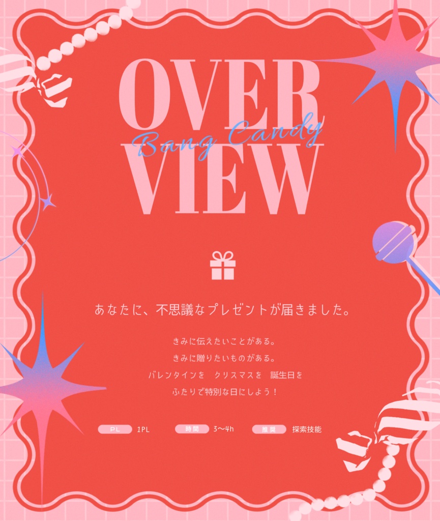 【CoCシナリオ】Bang!Candy SPLL:E190967