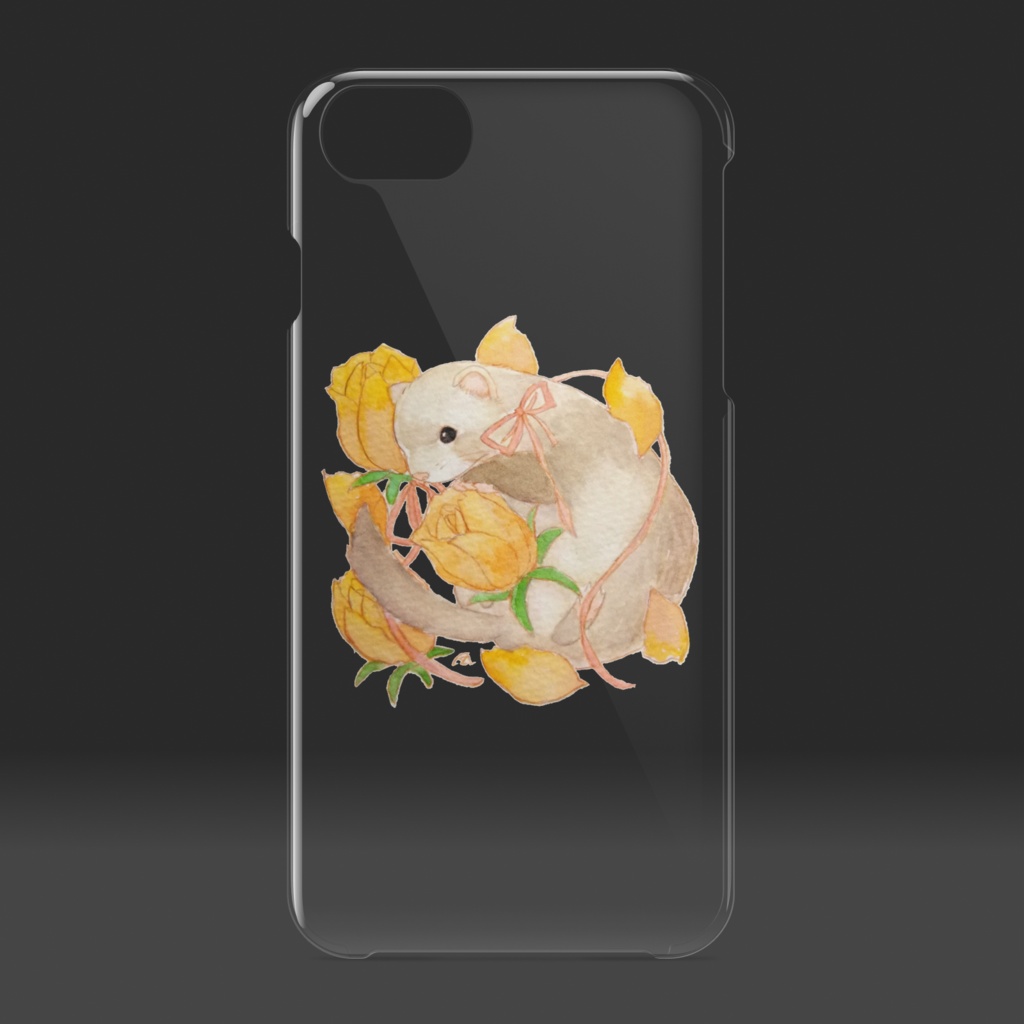 バタースコッチと黄バラケース