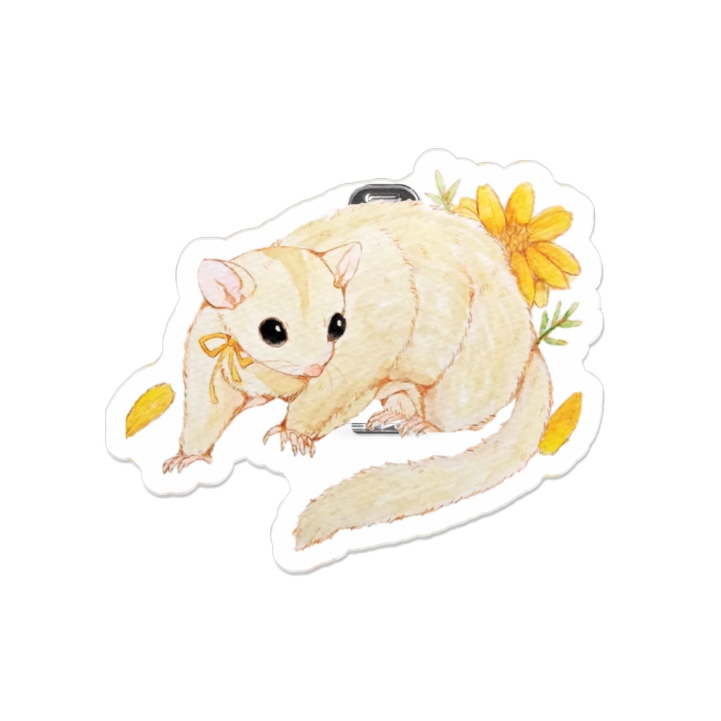 フクモモクリミノアクリルバッジ