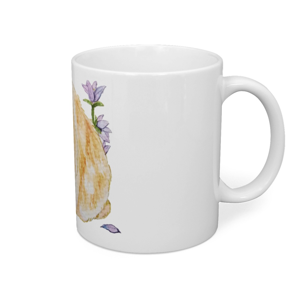 ホーランドロップとキキョウソウのマグ