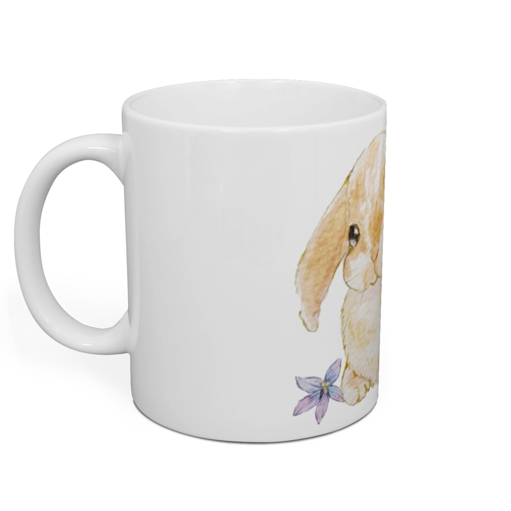 ホーランドロップとキキョウソウのマグ