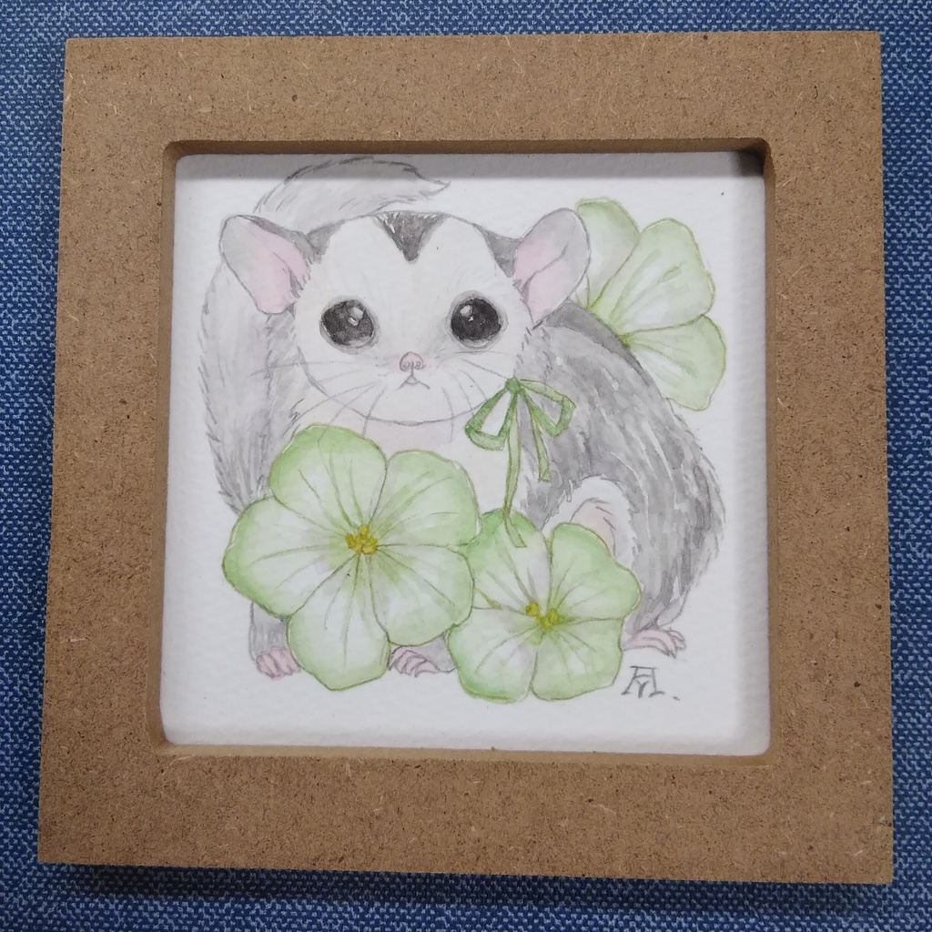 フクモモモザイクとペチュニア