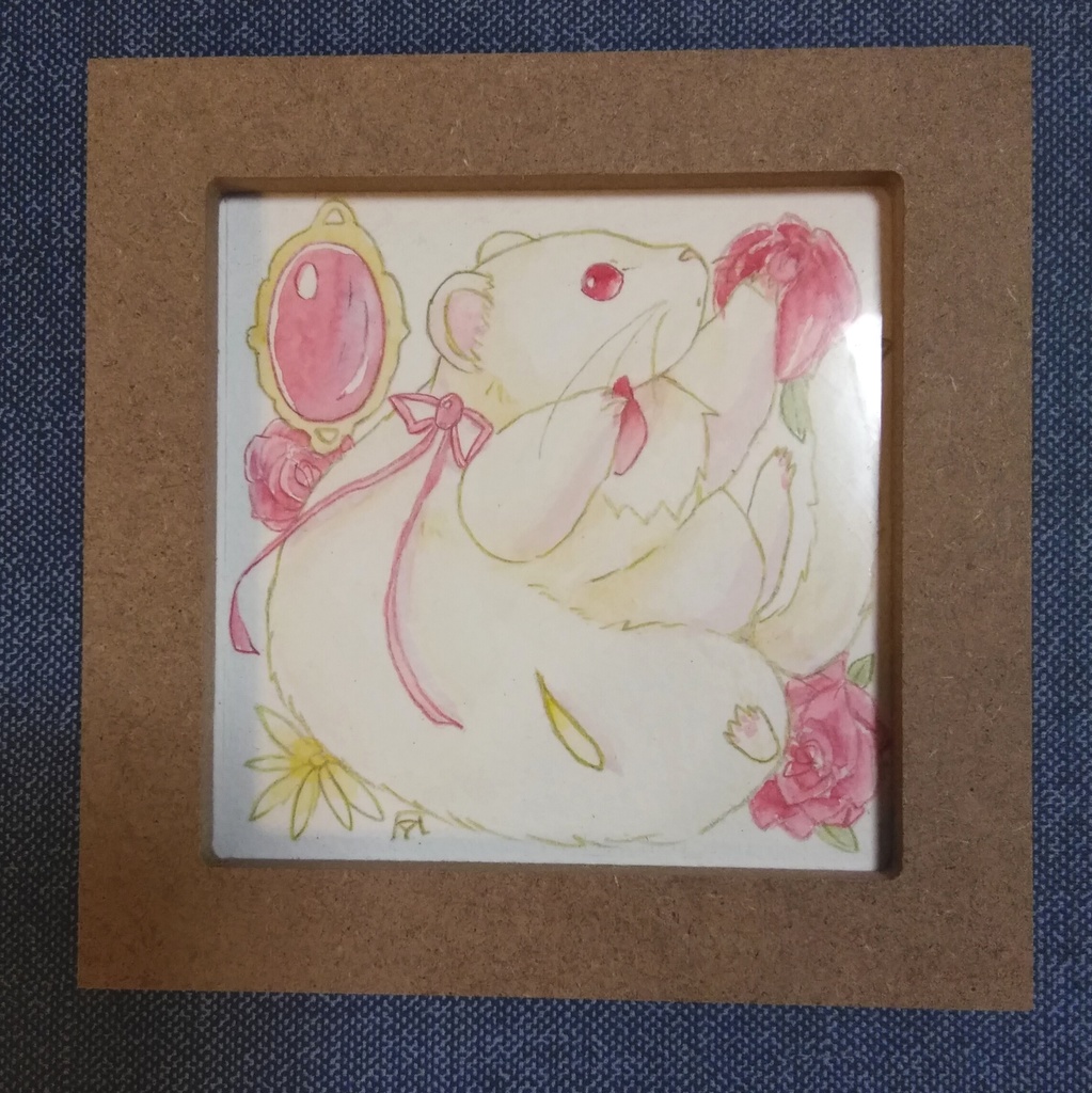 アルビノちゃん原画