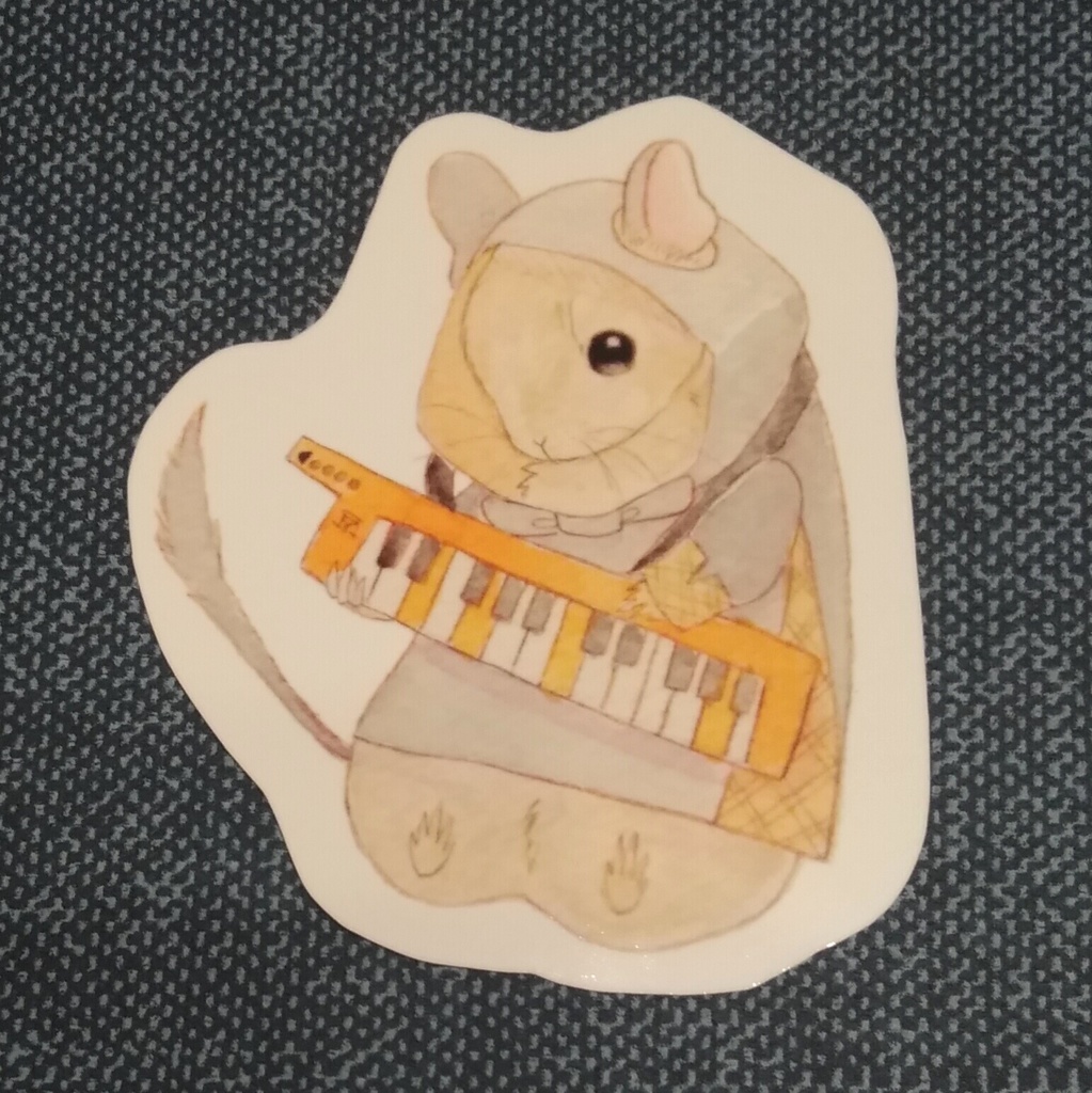 耐水ステッカー　楓くん