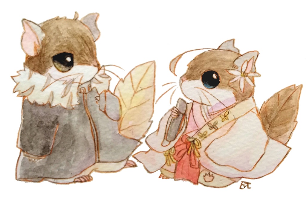 敦鏡モモンガステッカー