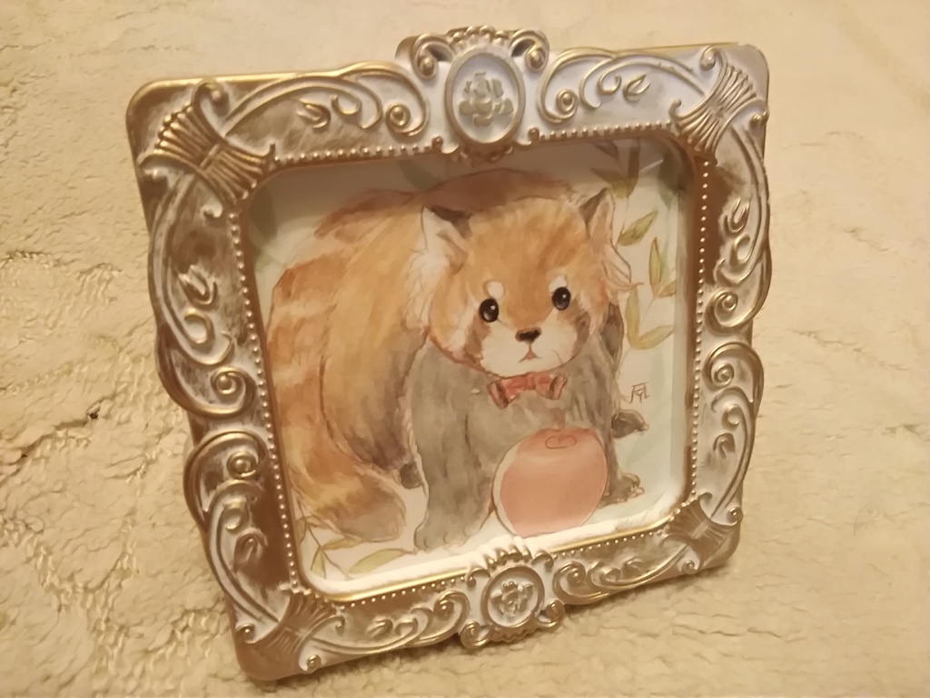 レッサーパンダ イラスト原画